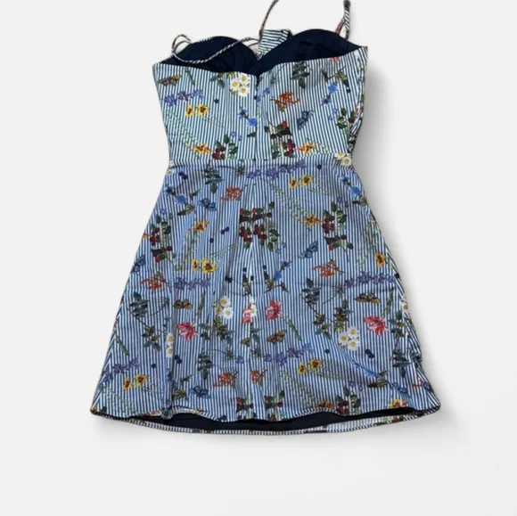 Bailey 44 Floral Garden  Mini Dress SZ 10 - Picture 4 of 5